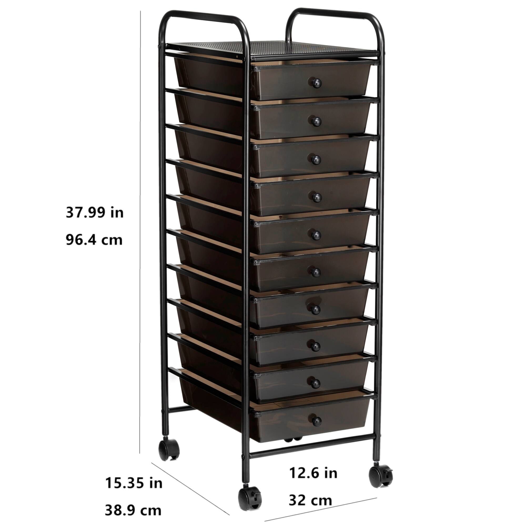 10 Drawer Rolling Cart by Simply Tidy®